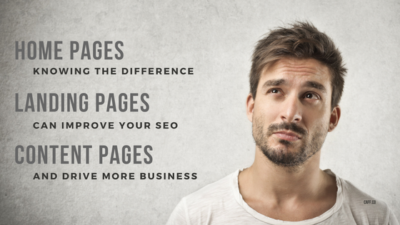 Difference Between Home Page Landing Page Content Page